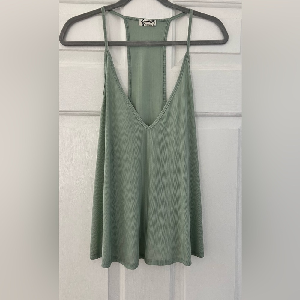 Free People Intimately Sage Green Tank Top Brand New Never Worn Size Small